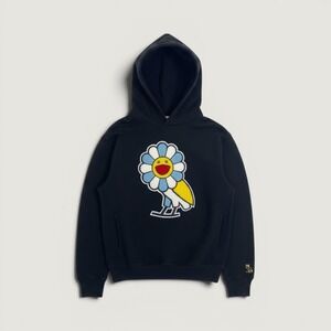 OVO‎ x Takashi Murakami Flower Owl Hoodie Black Small